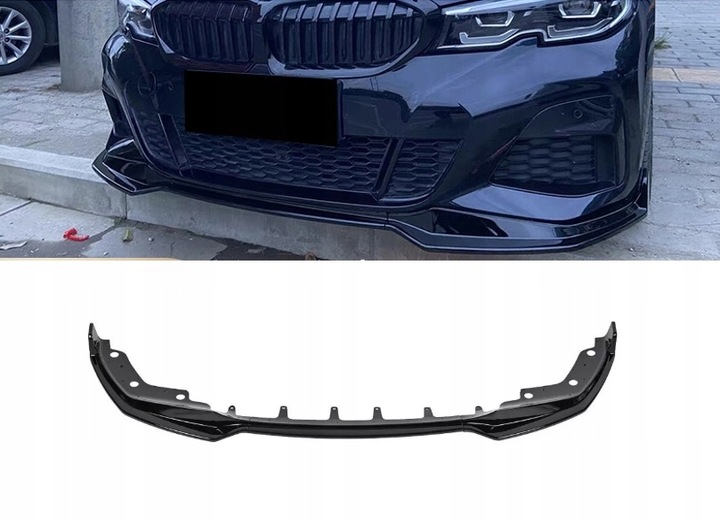 DOKŁADKA ZDERZAKA PRZÓD BMW G20 G21 PRZEDLIFT 2019-2022 MPERFORMANCE CZARNY