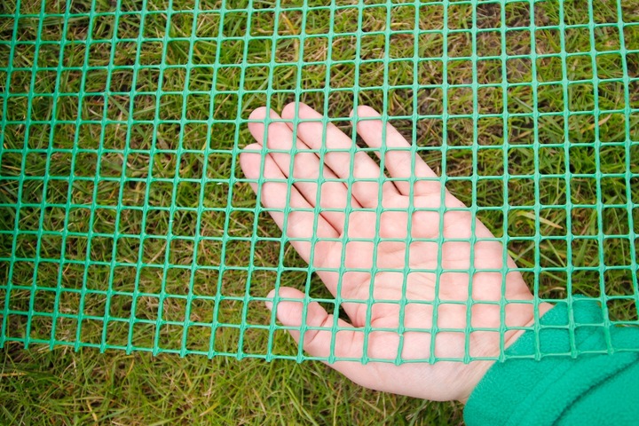 Siatka Rabatowa Dla Kur Drobiu Na Krety PCV 1,5x50m Osłona Drzew