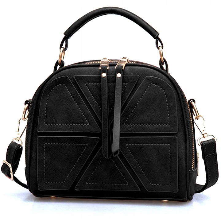 TOREBKA DAMSKA CZARNA Na Ramię do Ręki Klasyczna KUFEREK PREZENT DLA KOBIET