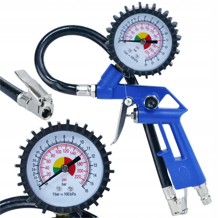 ZESTAW LAKIERNICZY PNEUMATYCZNY DO KOMPRESORA 4 X PISTOLET + WĄŻ 5EL BLACK