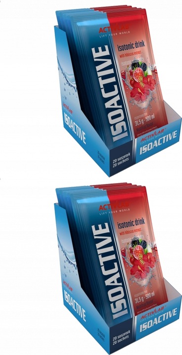 ACTIVLAB ISOACTIVE 20x31.5g NAPÓJ IZOTONICZNY ISO x2