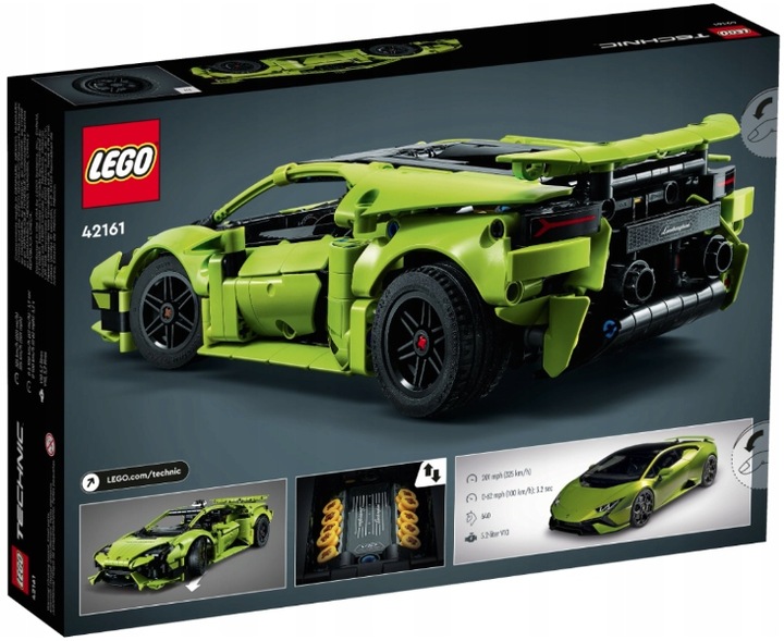 LEGO TECHNIC SUPER SAMOCHÓD Car LAMBORGHINI HURACAN TECNICA Auto Model tech