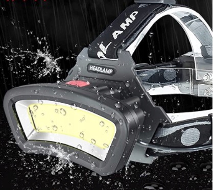 Czołówka 1000Lm akumulator 2400mAh LED COB czołowa latarka lampka lampa