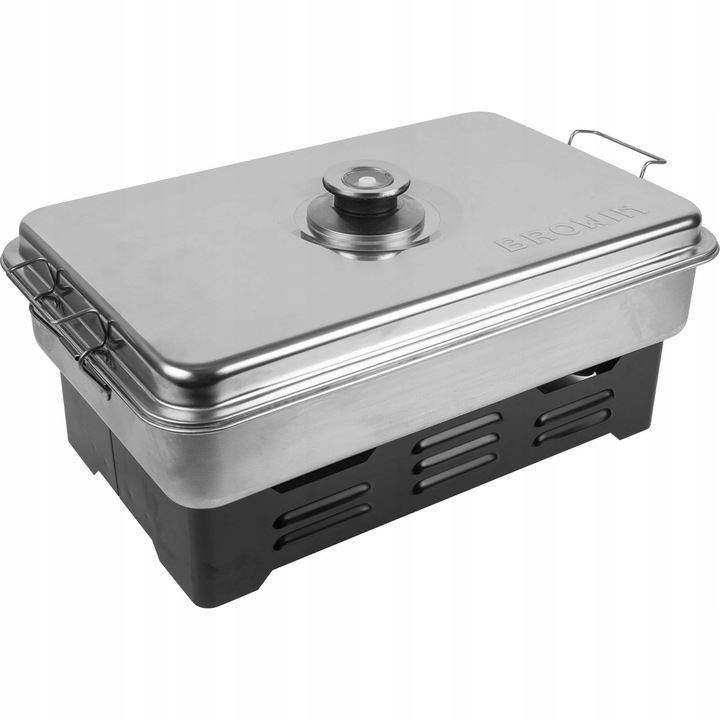 Wędzarnia Balkonowa ZESTAW Stalowa Do Ryb Serów Wędlin Zrębki Paliwo