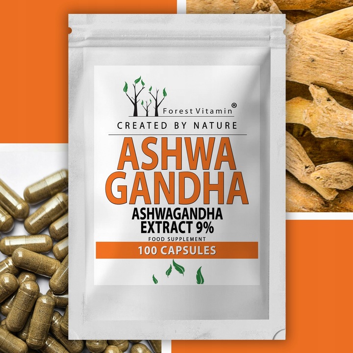 FOREST ASHWAGANDHA EKSTRAKT 700mg 9% NAJMOCNIEJSZA