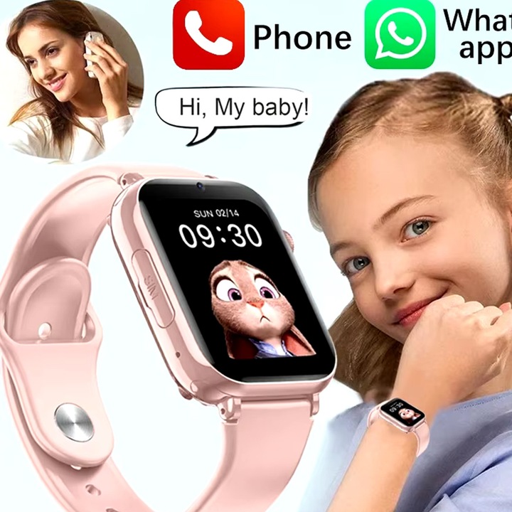 ZEGAREK SMARTWATCH YOUNG SIM PL LOKALIZATOR GPS + WIFI + LBS SIEĆ 4G