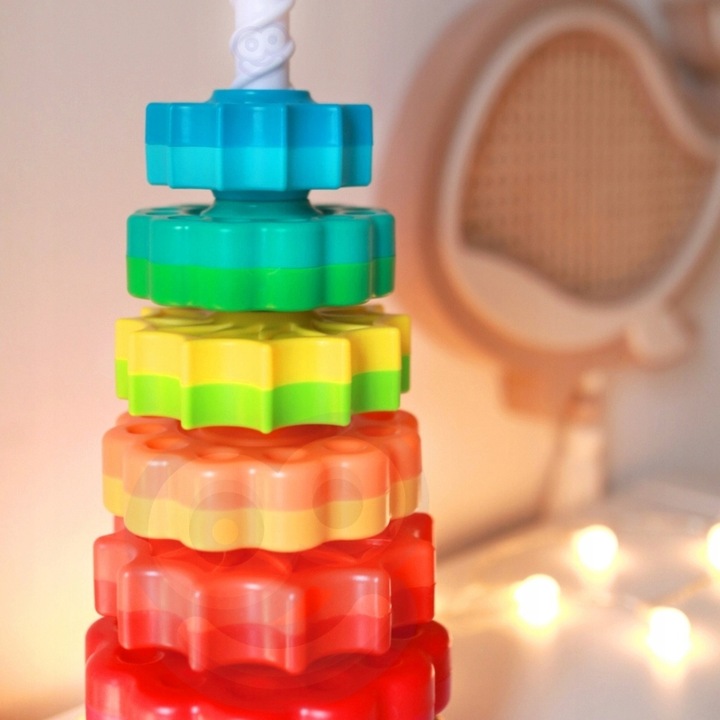 Edukacyjna Piramidka Zakręcona Wieża WOOPIE BABY