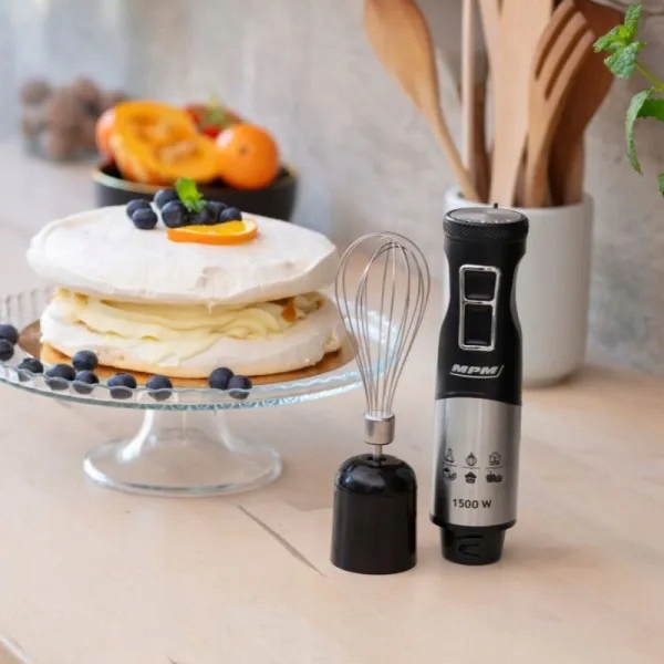 Blender ręczny MPM MBL-34 1500W Zestaw Regulacja prędkości