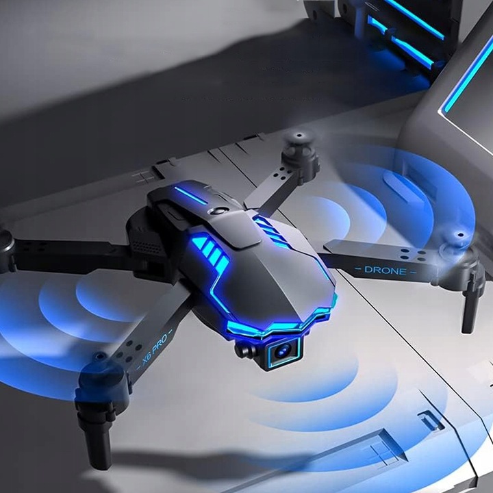 DRON Z KAMERĄ ZDALNIE STEROWANY QUADCOPTER RC DRONE DLA POCZĄTKUJĄCYCH