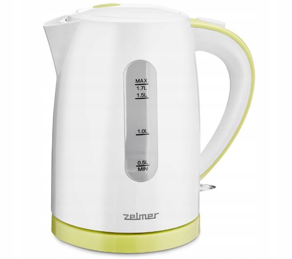 Czajnik elektryczny Zelmer ZCK7616L 2200W 1.7 Litra Biały