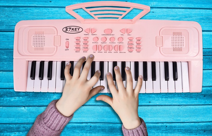 ORGANY PIANINO ELEKTRONICZNE MIKROFON 37 KLAWISZY DEMO KEYBOARD DLA DZIECI