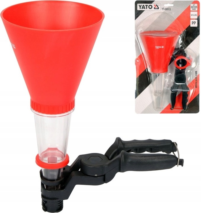 YATO LEJEK Z UCHWYTEM DO OLEJU SILNIKOWEGO Z REGULOWANYM ZACISKIEM YT06972