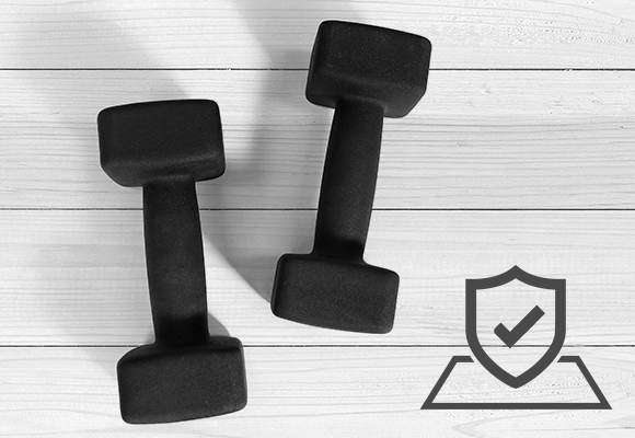 HANTLE Hantel neoprenowy 2x3kg CIĘŻARKI Zipro