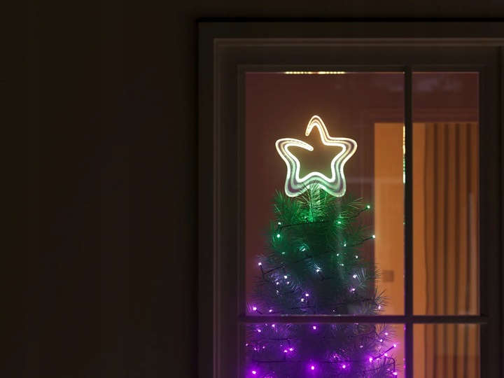 Szpic, czubek, gwiazda Twinkly Tree Topper - 26x20 cm cm RGB