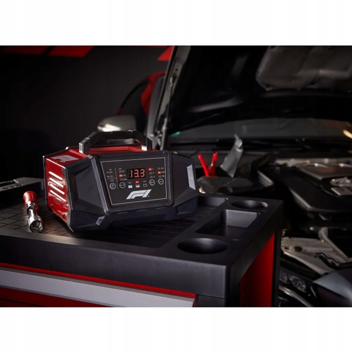 Prostownik F1 Z ROZRUCHEM 100A INTELIGENTNY Z MIKROPROCESOREM 15A 6V 12V