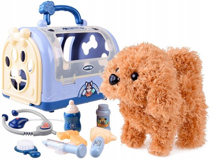 Interaktywny Piesek Zestaw Mały Weterynarz Lekarz