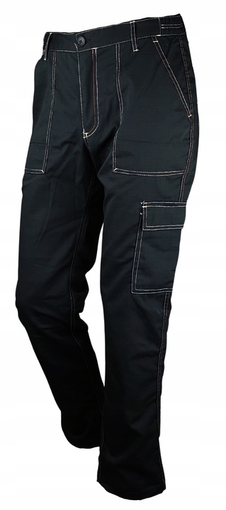 Spodnie ROBOCZE męskie BHP MOCNE ochronne WZMACNIANE RIP-STOP na rozdarcia