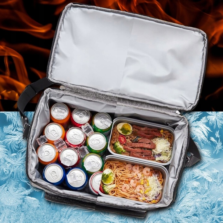 TORBA TERMICZNA NA PLAŻĘ TURYSTYCZNA PODRÓŻNA 20L BIWAKOWA TERMOIZOLACYJNA