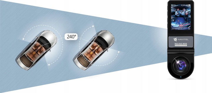 Wideorejestrator Navitel RS3 Duo Wide