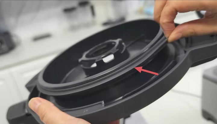 Pierścień uszczelka pokrywy w Lidlomix Monsieur Cuisine Connect Smart Trend