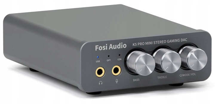 Fosi Audio K5 Pro - DAC/AMP | Plug and Play | Gaming DAC