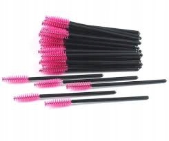 Szczoteczka do Rzęs i Brwi Kosmetyczna Spiralka 50 szt