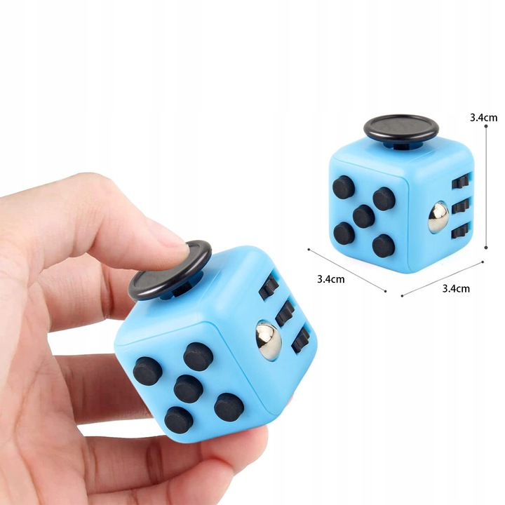 4X HAND CUBE KOSTKA ANTYSTRESOWA FIDGET CUBE TOYS przyciski pokrętła w dłoń