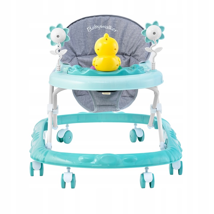 INTERAKTYWNY CHODZIK JEŹDZIK DLA DZIECI SKŁADANY 2 KOLORY KACZKA