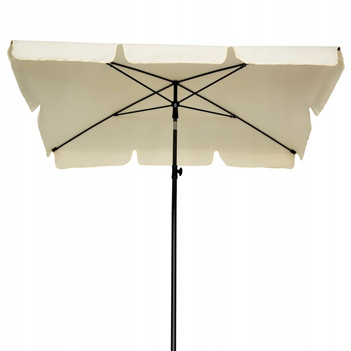 DUŻY PARASOL BALKONOWY PROSTOKĄTNY NA BALKON ŁAMANY OGRODOWY UV 200x130cm