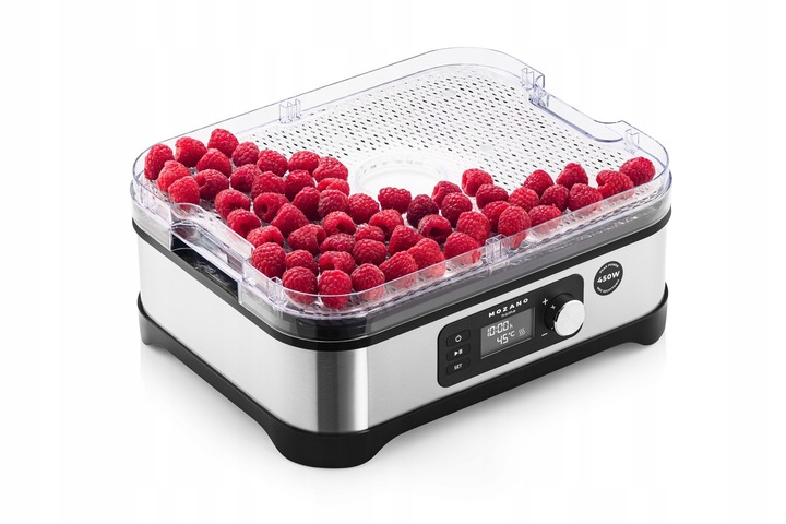 SUSZARKA SPOŻYWCZA DO GRZYBÓW OWOCÓW WARZYW ZIOŁ 14,4L DUŻY ZESTAW 6 SIT