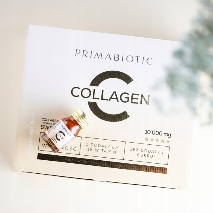PRIMABIOTIC Collagen Shot 10 000 mg Kolagen brzoskwiniowy smak 30 x 30 ml