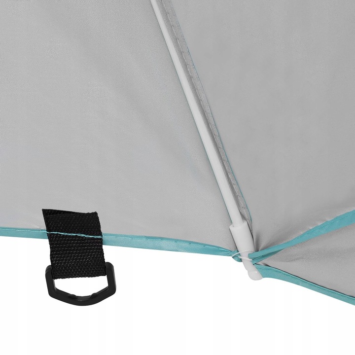 Duży parasol plażowy 2w1 namiot parawan ogrodowy składany w pokrowcu