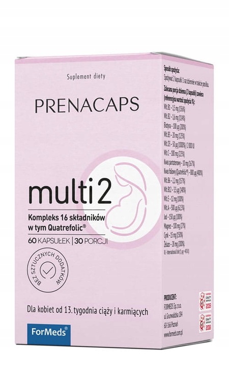 Formeds PRENACAPS MULTI 2 - od 13. tygodnia ciąży