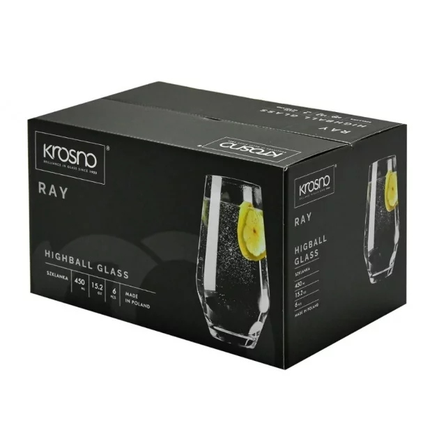Szklanki long drink Ray 450 / 490 ml A'6