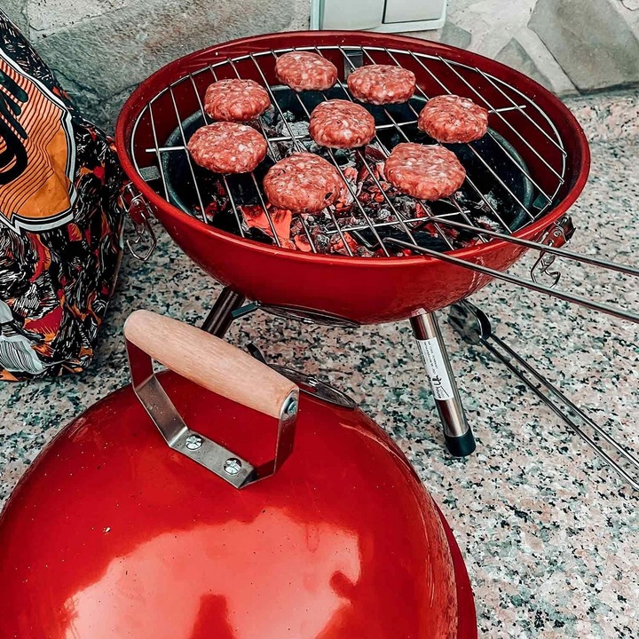 Grill węglowy Rossner 29 x 29 cm