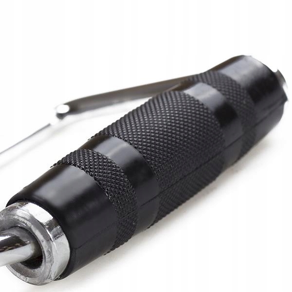 POJEDYŃCZY UCHWYT CHROMOWANA STAL GUMOWY UCHWYT SOLIDNY WYTRZYMAŁY HMS