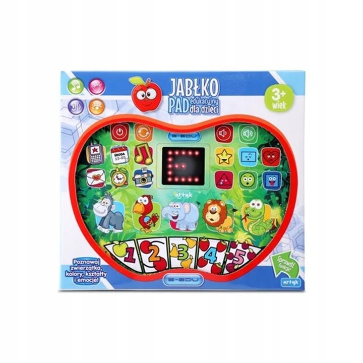 Pad edukacyjny dla dzieci jabłko E-Edu