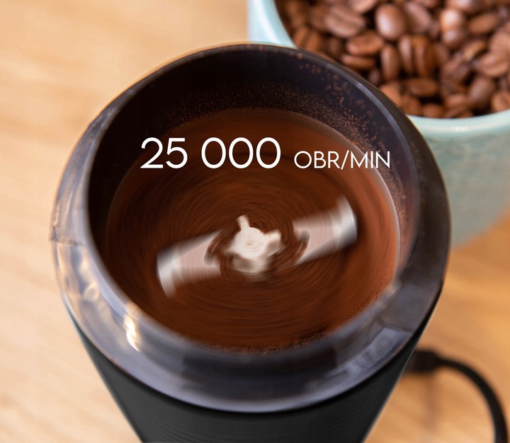 Młynek do mielenia kawy RETRO CZARNY First Austria