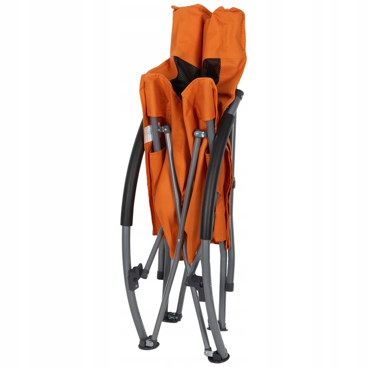 Krzesło turystyczne składane kempingowe z oparciem plażowe z pokrowcem P