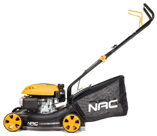 Kosiarka SPALINOWA NAC 41 cm 1,3 kW BEZ NAPĘDU Kosz 40 litrów LEKKA 2w1