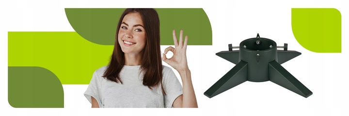 STOJAK CHOINKOWY Z POJEMNIKIEM NA WODĘ 1L PODSTAWKA POD CHOINKĘ DRZEWKO