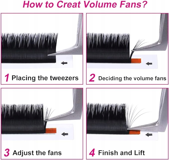 LadyLashes Easy Fan syntetyczne rzęsy do przedłużania