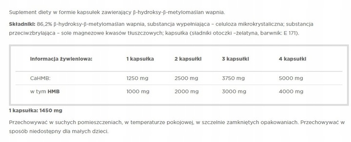Olimp HMB MEGA CAPS - 300 KAPSUŁEK