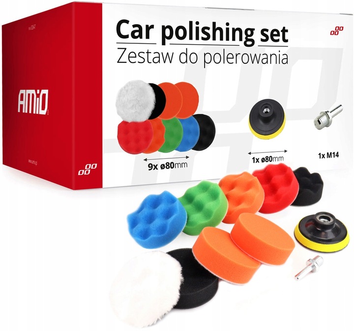 DO POLEROWANIA SAMOCHODU LAKIERU usuwanie rys GĄBKA PAD K2 TURBO MIKROFIBRA