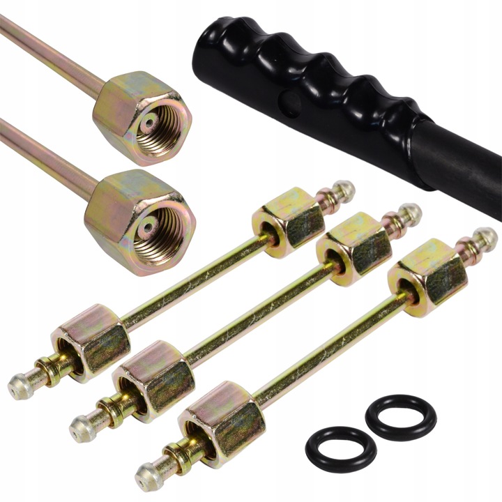 PRÓBNIK WTRYSKIWACZY MIERNIK TESTER DYSZ 600 BAR DIESEL MANOMETR ADAPTER