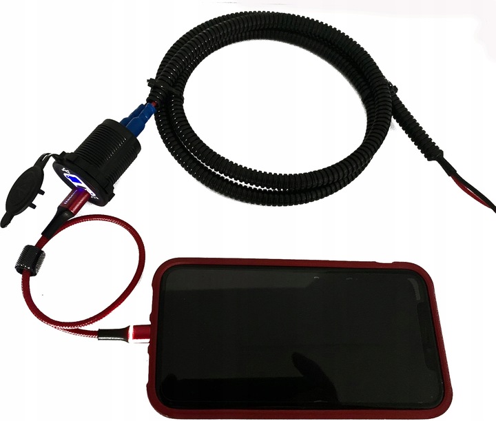 BYPASS USB DODATKOWE SAMOCHODOWE 12V 24V MONTAŻOWE