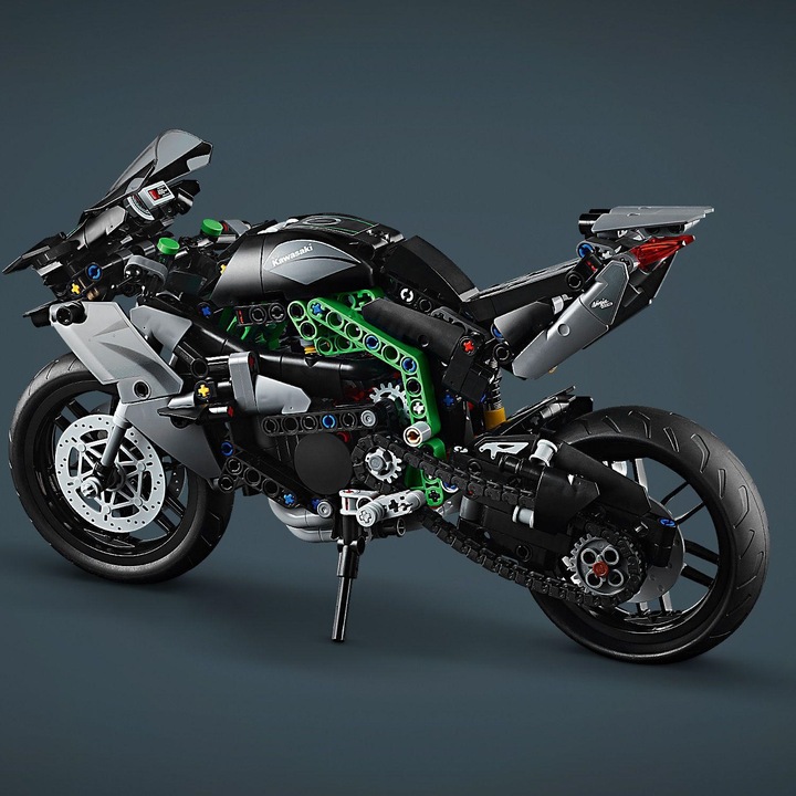 Lego Technic Motocykl Kawasaki Ninja H2R 42170 Zestaw Klocki i Ebook 4w1