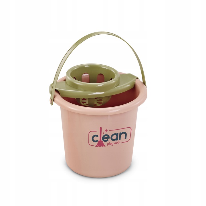 ZESTAW DO SPRZĄTANIA DLA DZIECI MOP WIADERKO MIOTŁA SZUFELKA MATADI