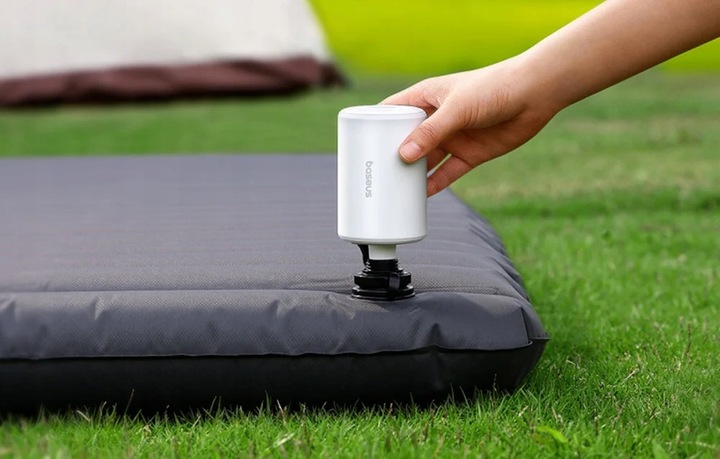 Baseus Pompka Elektryczna Bezprzewodowa Do Materacy Kółek Dmuchańce Latarka