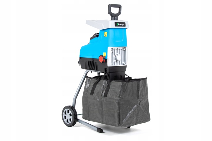 ROZDRABNIACZ ELEKTRYCZNY DO GAŁĘZI FREZOWY RĘBAK 2800W 44mm MAX + WOREK